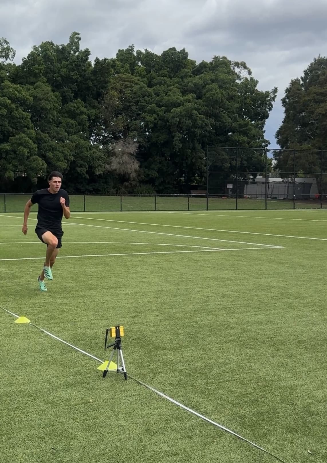 Haisam Wylie sprint training