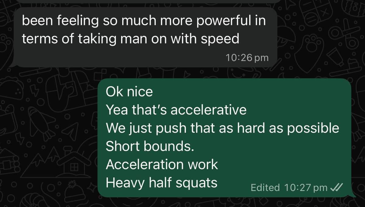 Real client message, Match feedback